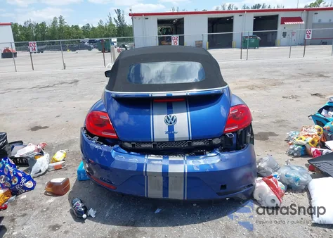 2014 Volkswagen Beetle 2.0T R-Line из США, поврежденный, VIN 3VW7T7AT5EM813875